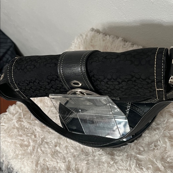 Coach Black Mini Signature 3628 Shoulder Bag - Picture 8 of 16